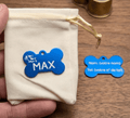 Médaille Personnalisée pour Chien - Forme Os - King Gravure Laser