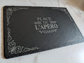 Planche d'Apéro en Ardoise Naturelle Gravée – "Place de l'Apéro" - King Gravure Laser