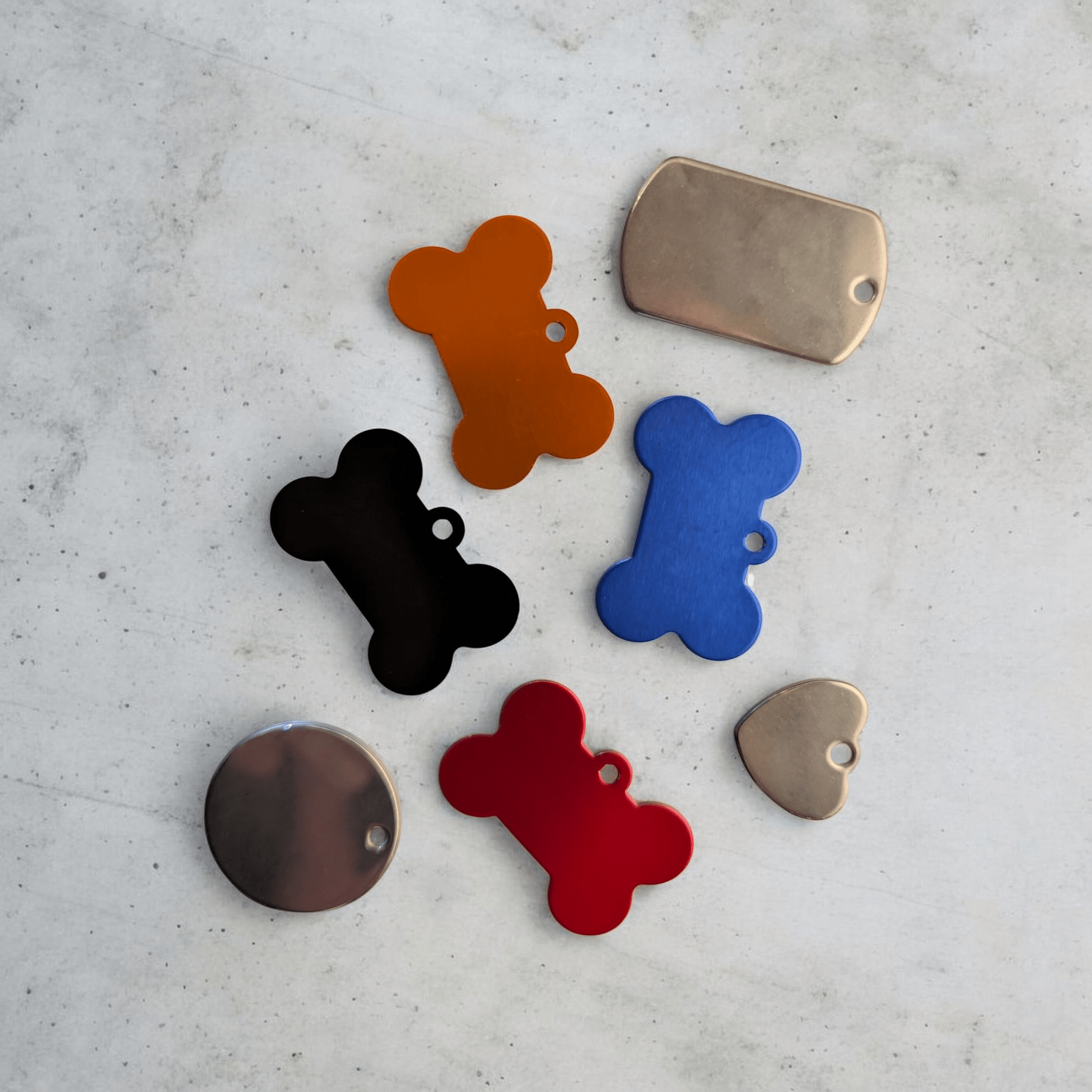 Médaille Personnalisée pour Chien - Forme Os - King Gravure Laser